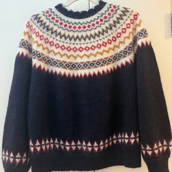 DÔEN Amble Fair Isle-Inspired Mohair-Blend Cardigan (Medium) - Picture 9 of 16